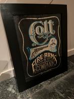 Vintage Colt revolver firearms reclame  spiegel mancave, Ophalen, Landmacht, Nederland