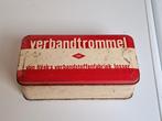 Oud verbandtrommel blik, Verzamelen, Blikken, Ophalen of Verzenden, Zo goed als nieuw, Overige