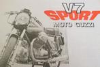 Rijdersrapport MOTO GUZZI V7 Sport 1974, Motoren, Handleidingen en Instructieboekjes, Moto Guzzi