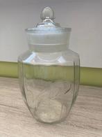 Vintage glazen voorraadpot Venz, Ophalen, Gebruikt