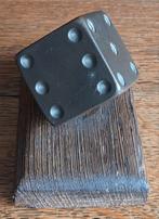 Vintage dobbelsteen paperweight, Antiek en Kunst, Ophalen of Verzenden