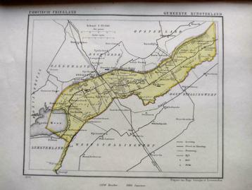 33/ Schoterland/ Oudeschool/  Litho  1867 Kuyper FR beschikbaar voor biedingen