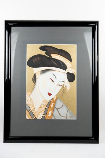 Geisha van Hilly Jansen (olieverf op doek) beschikbaar voor biedingen
