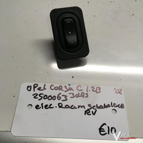 Opel Corsa C 1.2B 3 drs 2002 Wagennr 2500063 Raamschakelaar, Auto-onderdelen, Dashboard en Schakelaars, Gebruikt, Ophalen of Verzenden