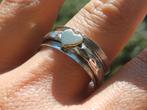 Vanoli 925 zilveren draai ring spinning ring hart maat 20, Sieraden, Tassen en Uiterlijk, Ringen, Daiva1973@hotmail.com, Vanoli
