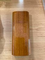 Houten sigarenkoker voor 4 sigaren, Verzamelen, Rookartikelen, Aanstekers en Luciferdoosjes, Ophalen of Verzenden, Nieuw
