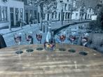 Cornet Barcelona Handgeschilderde Glazen Set, Antiek en Kunst, Ophalen