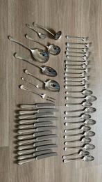 Verzilverd bestek Keltum Hollands glad, model P1, Ophalen of Verzenden, Zo goed als nieuw, Zilver