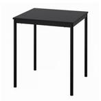 IKEA Tafel zwart, Sandsberg, Huis en Inrichting, Tafels | Eettafels, Ophalen, Zo goed als nieuw, Rechthoekig, 50 tot 100 cm