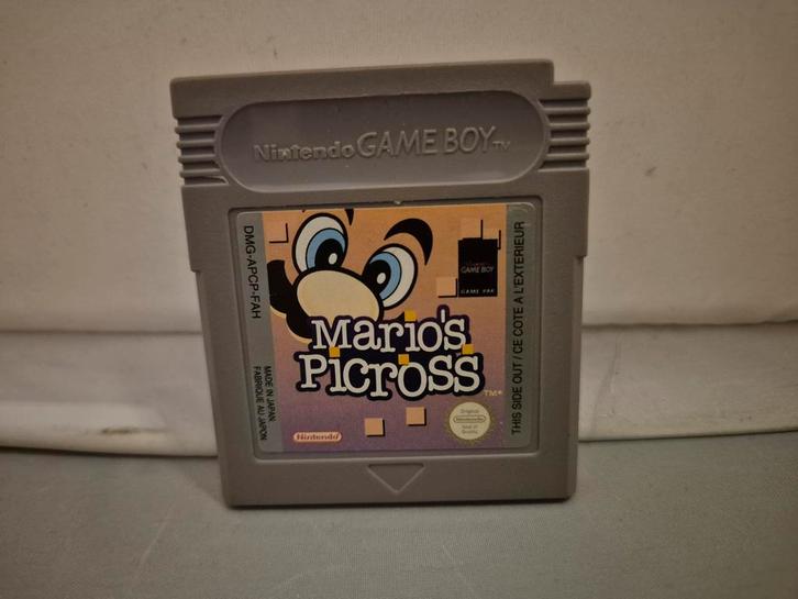 Mario's Picross Game Boy, Spelcomputers en Games, Games | Nintendo Game Boy, Zo goed als nieuw, Avontuur en Actie, 1 speler, Vanaf 3 jaar