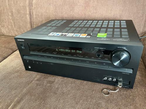 Onkyo receiver, TX-NR414, 6x HDMI in, 1x HDMI out, Surround, Audio, Tv en Foto, Versterkers en Receivers, Gebruikt, 5.1, 120 watt of meer