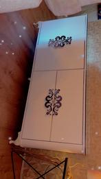 Dressoir/Tv meubel & Vitrinekast Hoogglans Wit, Ophalen