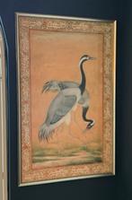Wanddeco 64*93cm in mooie lijst - kraanvogel, Ophalen, Overige materialen, Zo goed als nieuw, 75 cm of meer