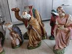 Kerststal compleet - Beelden en stal, Diversen, Kerst, Ophalen of Verzenden, Zo goed als nieuw