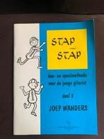 Stap voor Stap jonge gitarist deel 2 - Joep Wanders, Muziek en Instrumenten, Bladmuziek, Ophalen of Verzenden, Les of Cursus, Wereldmuziek