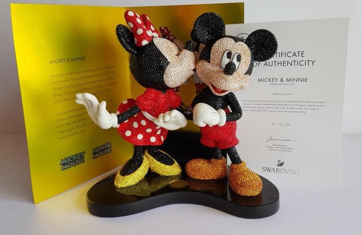 Swarovski Myriad 2016 Lim-Ed Mickey en Minnie Nr 124/250, Verzamelen, Swarovski, Nieuw, Figuurtje, Ophalen of Verzenden