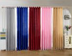 Gordijnen / Gouden Zilveren Blauwe Rode Zwarte Roze 250x95cm, Huis en Inrichting, Stoffering | Gordijnen en Lamellen, Verzenden