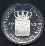Zilveren Dukaat 1992 UNC Oplage: 10.900 Stuks (30), Postzegels en Munten, Munten | Nederland, Zilver, Overige waardes, Ophalen of Verzenden