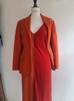 Malene Birger fluweel zijden jurk maat 38/40 oranje rood, Maat 38/40 (M), Nieuw, Oranje, Ophalen of Verzenden