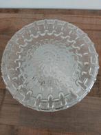 Plafonniere plafondlamp glas vintage, Ophalen of Verzenden, Zo goed als nieuw, Glas, Vintage