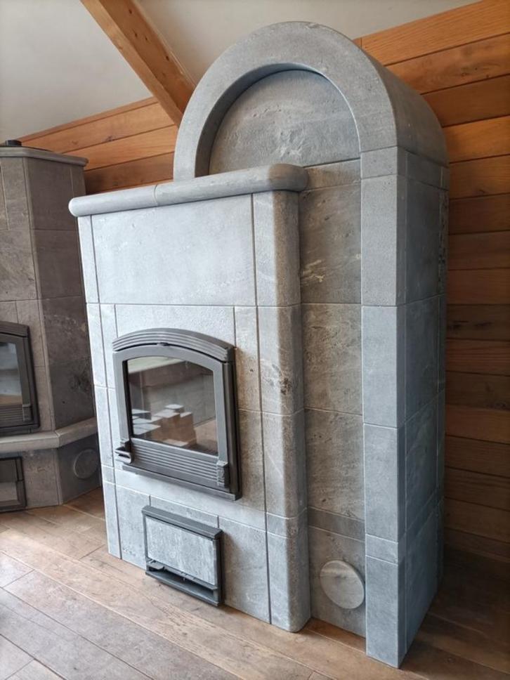 Tulikivi TU 1000/10R speksteenkachel speksteen kachel, Huis en Inrichting, Kachels, Gebruikt, Vrijstaand, Houtkachel, Hout, Ophalen