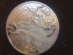 2022 St Helena - Hera & the peacock - 1 oz silver, Ophalen of Verzenden, Zilver