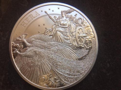 2022 St Helena - Hera & the peacock - 1 oz silver, Postzegels en Munten, Edelmetalen en Baren, Zilver, Ophalen of Verzenden