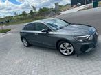Audi A3 30 TFSI Sportback-S Line110pk MHEV S-Tronic | 2023, Auto's, 65 €/maand, Zwart, Leder en Stof, Origineel Nederlands