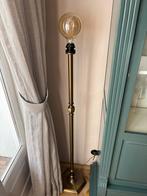 Vintage messing staande lamp - Zonder kap, Huis en Inrichting, Ophalen, Gebruikt, Metaal, 150 tot 200 cm