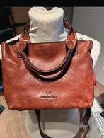 Micmacbags tas leer, Sieraden, Tassen en Uiterlijk, Tassen | Damestassen, Ophalen of Verzenden, Zo goed als nieuw, Bruin, Handtas