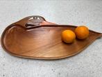 Vintage grote houten serveerschaal eend, Antiek en Kunst, Ophalen of Verzenden
