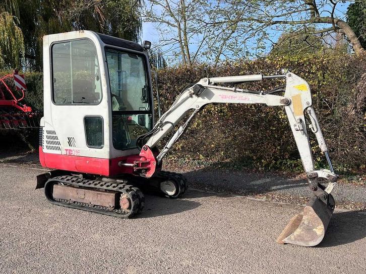 Takeuchi TB016 Minigraafmachine, Zakelijke goederen, Machines en Bouw | Kranen en Graafmachines, Graafmachine