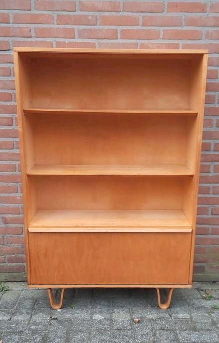 Pastoe BB-03 ontwerp Cees Braakman 1955, Huis en Inrichting, Kasten | Boekenkasten, Gebruikt, 50 tot 100 cm, 100 tot 150 cm, 25 tot 50 cm