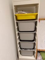 Witte Kast met Opbergbakken ikea, Ophalen, Met plank(en), Gebruikt, 100 tot 150 cm