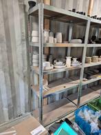 4 metalen opbergrekken, Huis en Inrichting, Kasten | Stellingkasten, Ophalen, Gebruikt