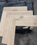 Eiken vloer visgraat  252 m2 multivloer NIEUW onbehandeld, Doe-het-zelf en Verbouw, Ophalen, 50 tot 150 cm, Nieuw, Vloerdelen of -planken