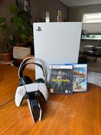 Playstation 5 disc + koptelefoon + games + laadstation, Spelcomputers en Games, Spelcomputers | Sony PlayStation 5, Ophalen, Zo goed als nieuw