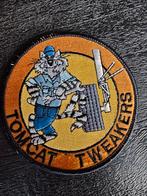 U.S.NAVY TOMCAT TWEAKERS SQUADRON PATCH  vkk, Verzamelen, Ophalen of Verzenden, Marine, Nederland, Embleem of Badge