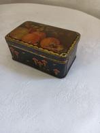 ANTIEK BLIKJE MET FRUITAFBEELDING, Antiek en Kunst, Curiosa en Brocante, Ophalen of Verzenden