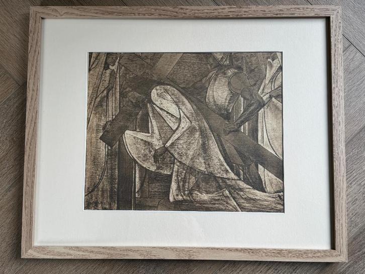 GROOT ! ! - 1917 Toorop Kruiswegstaties - O R I G I N E E L, Antiek en Kunst, Kunst | Litho's en Zeefdrukken, Ophalen of Verzenden