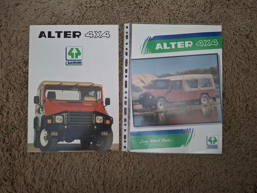 Autofolder en leaflet Umm Alter 4x4, Verzenden, Zo goed als nieuw, Overige merken