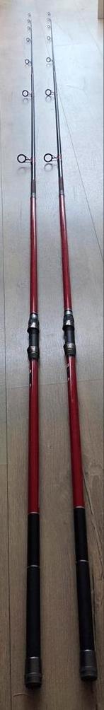 2 strandhengels spro surfcaster 4.5 meter, Watersport en Boten, Ophalen, Gebruikt, Werphengel