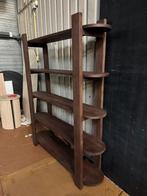 Kast mangohout bruin 160x38x190 licht beschadigd, Huis en Inrichting, Kasten | Vitrinekasten, Ophalen, Met plank(en), Mangohout