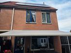 elektrisch zonnenscherm 5 m breed uitval 3 meter, Tuin en Terras, Zonneschermen, Ophalen, Elektrisch, Zo goed als nieuw, 150 tot 300 cm