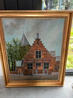 Halsteren schilderij raadshuis, Antiek en Kunst, Kunst | Schilderijen | Klassiek, Ophalen of Verzenden
