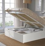 Tweepersoonsbed kantelbaar, Huis en Inrichting, Ophalen, IKEA Malm, Tweepersoons, Zo goed als nieuw