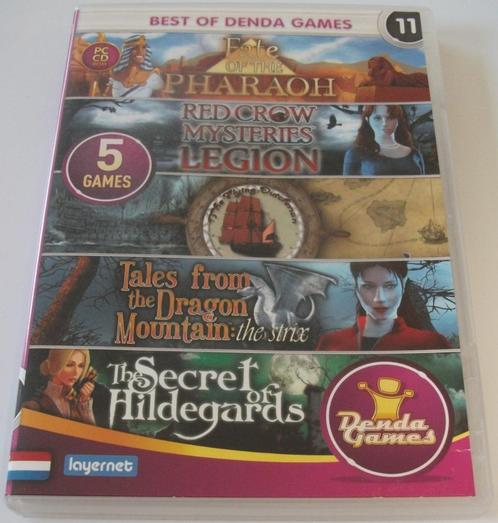 PC Game *** BEST OF DENDA GAMES 11 *** 5-Games Pack, Spelcomputers en Games, Games | Pc, Zo goed als nieuw, Puzzel en Educatief