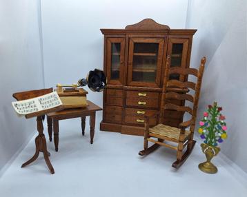 Shackman poppenhuis (dollhouse) miniaturen beschikbaar voor biedingen