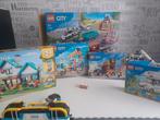 3x Lego City sets: Trein, huis, meer!, Kinderen en Baby's, Speelgoed | Duplo en Lego, Ophalen, Zo goed als nieuw, Complete set