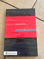 Executierecht studieboek, Boeken, Studieboeken en Cursussen, Ophalen of Verzenden, Zo goed als nieuw, WO